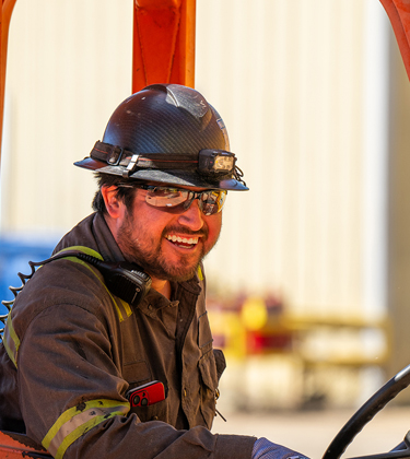 Team member in warehouse